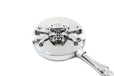 Round Skull Mirror Set with Bone Stems(SET)