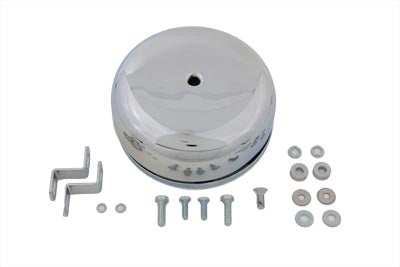 Round Air Cleaner Chrome(KIT)