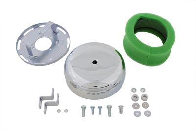 Round Air Cleaner Chrome(KIT)