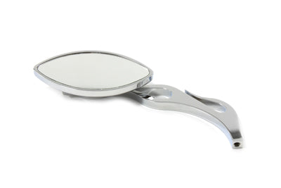 Druid Mirror Oval Style with Flame Billet Stem(EA)