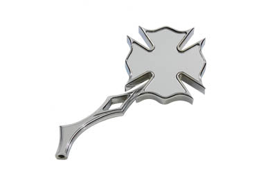 Chrome Firefighter Mirror with Billet Stem(EA)