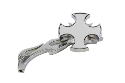 Rotar Mirror Chrome with Billet Flame Stem(EA)