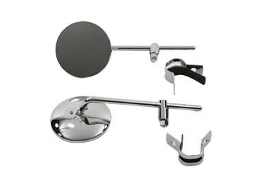 Round Mirror Set Chrome(SET)