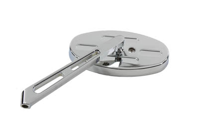 Flat Oval Girder Mirror with Billet Stem(EA)