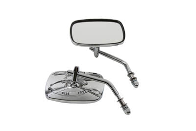 Ride Free Mirror Set Chrome(SET)