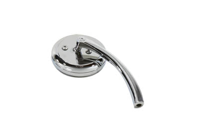 Round Mirror Chrome with Billet Stem(EA)