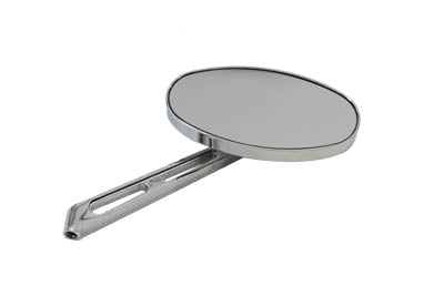 Flat Oval Mirror with Billet Stem(EA)