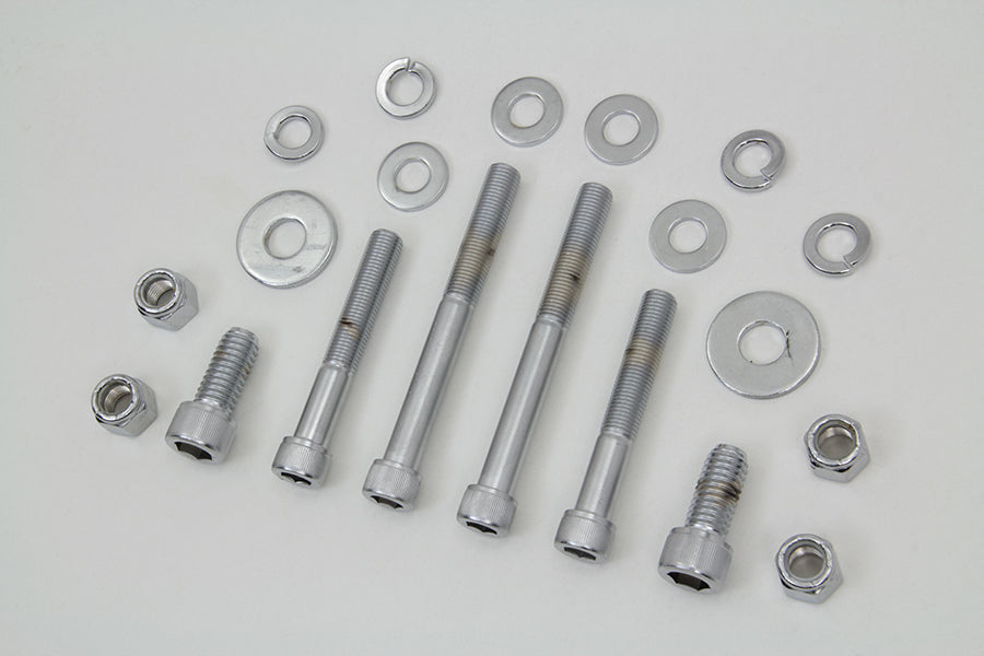 Chrome Engine Mount Allen Screw Set(KIT)