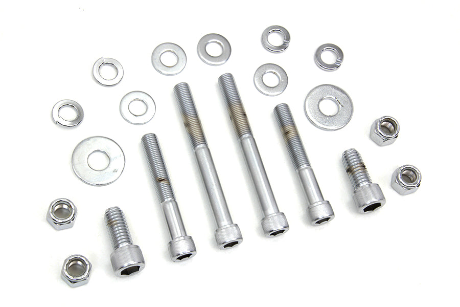 Chrome Engine Mount Allen Screw Set(KIT)