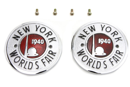 1940 World's Fair Round Tank Emblem Set(SET)
