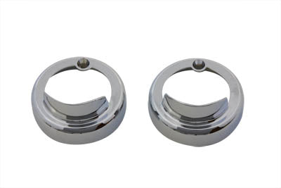 Chrome Bullet Marker Lamp Visor(SET)
