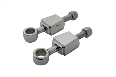 Chrome Rear Axle Aligning Adjuster Set(SET)