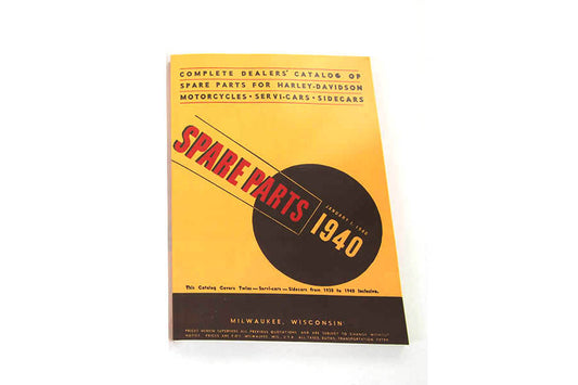 1930-1940 Big Twin Spare Parts Book(EA)