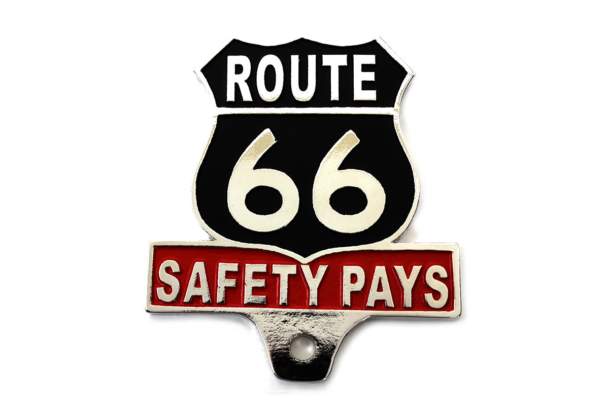 Route 66 License Plate Topper(EA)