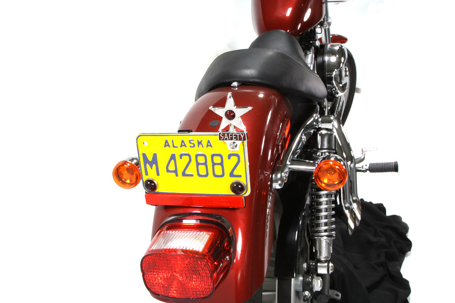 Safety License Plate Topper with LED Lamp(EA)