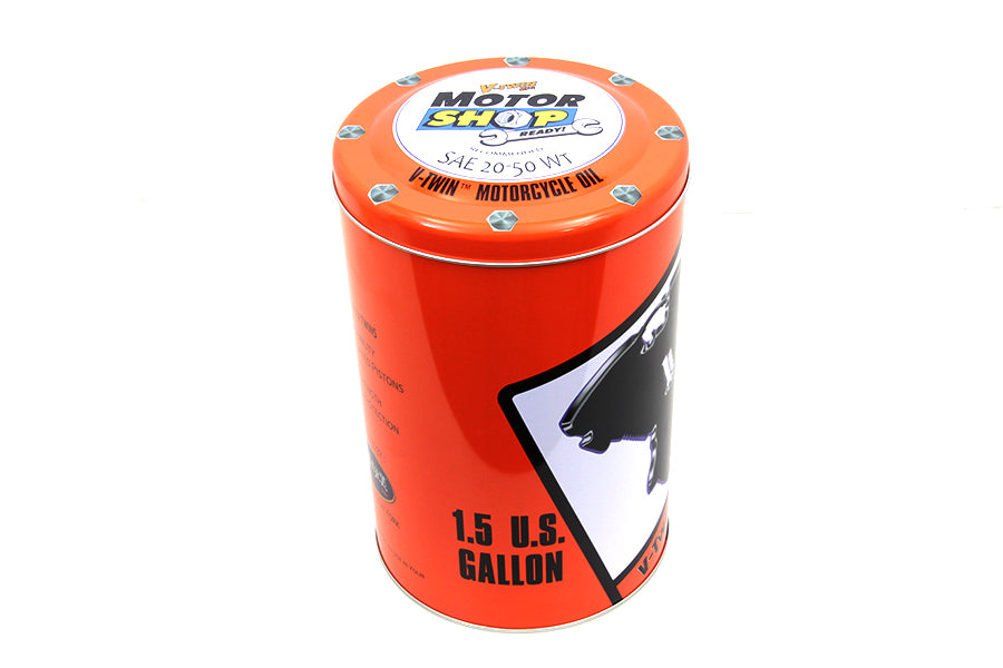 1.5 Gallon V-Twin Round Oil Can(EA)