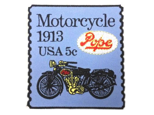 1913 Motorcycle Stamp Patch Set