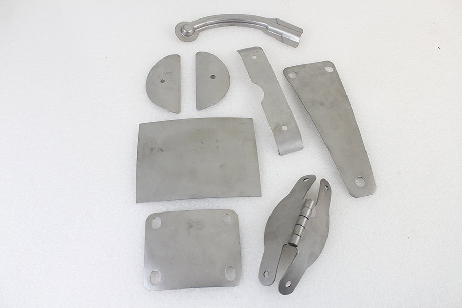 Rigid Rear Fender Hinge Kit Raw Steel(SET)