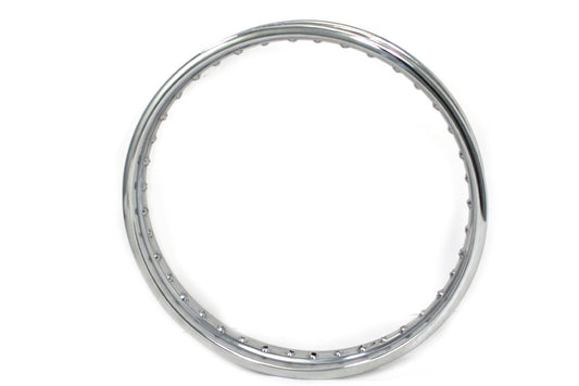 19  X 1.85  Rolled Edge Rim Chrome(EA)