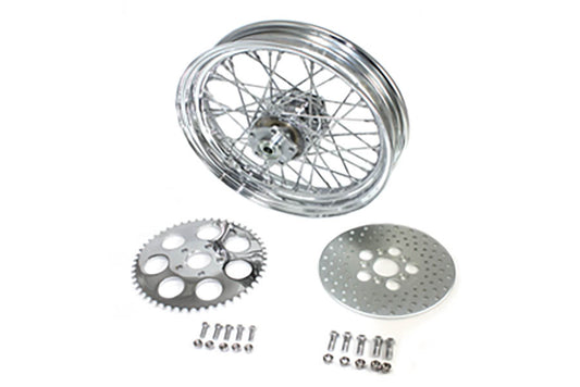 16  Rear Wheel Assembly Chrome(KIT)