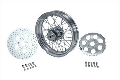 16  Rear Wheel Assembly Chrome(KIT)
