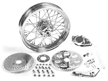 16  x 3.00  Rear Wheel Kit with Caliper Chrome(KIT)
