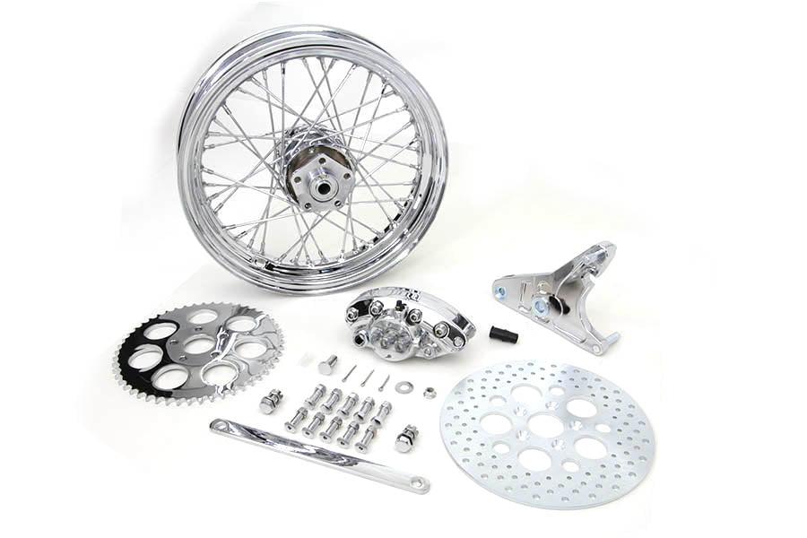 16  x 3.00  Rear Wheel Kit with Caliper Chrome(KIT)