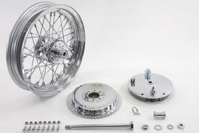 16  Wheel and Brake Drum Assembly Chrome(KIT)