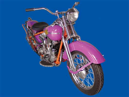 1941 Knucklehead Bobber Bike Kit Chrome(KIT)