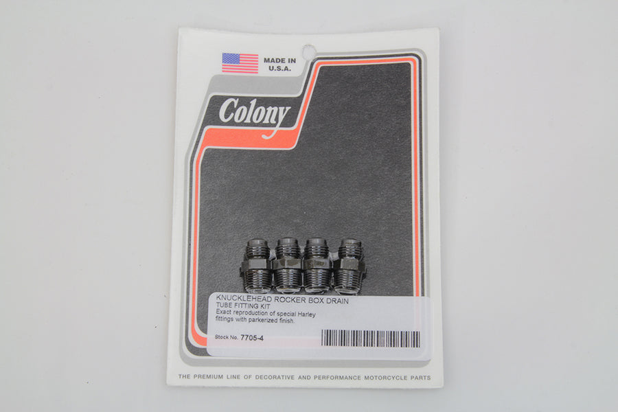 Rocker Box Drain Tube Fitting Kit(KIT)
