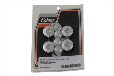 Rocker Shaft End Plug and Cap Nut Cadmium(KIT)
