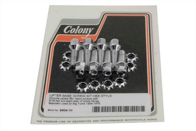 Chrome Tappet Block Hex Screw(KIT)