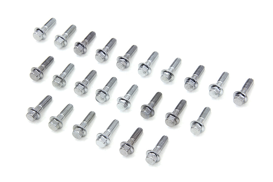 Rocker Box Valve Cover Screw Short Chrome(PK)