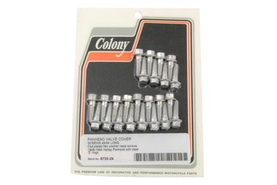 Rocker Box Valve Cover Screws Short Cadmium(PK)