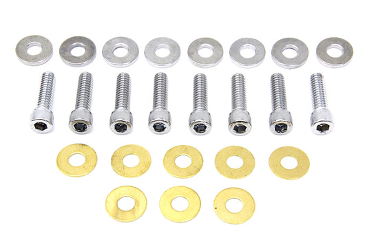 Rocker Box Cover Allen Screw Chrome(KIT)